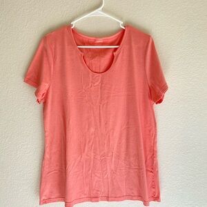 Coral Short Sleeve Women's Top